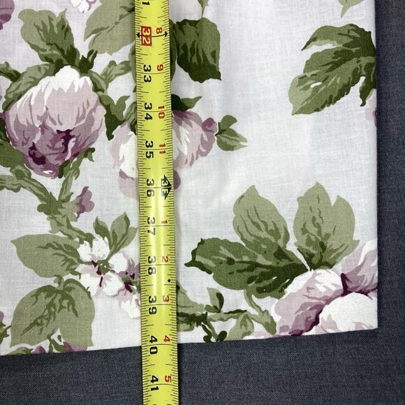 Scott McClintock Vintage Midi Dress Sz 14 Floral Cottage Core Off Shoulder Lace - Picture 15 of 16